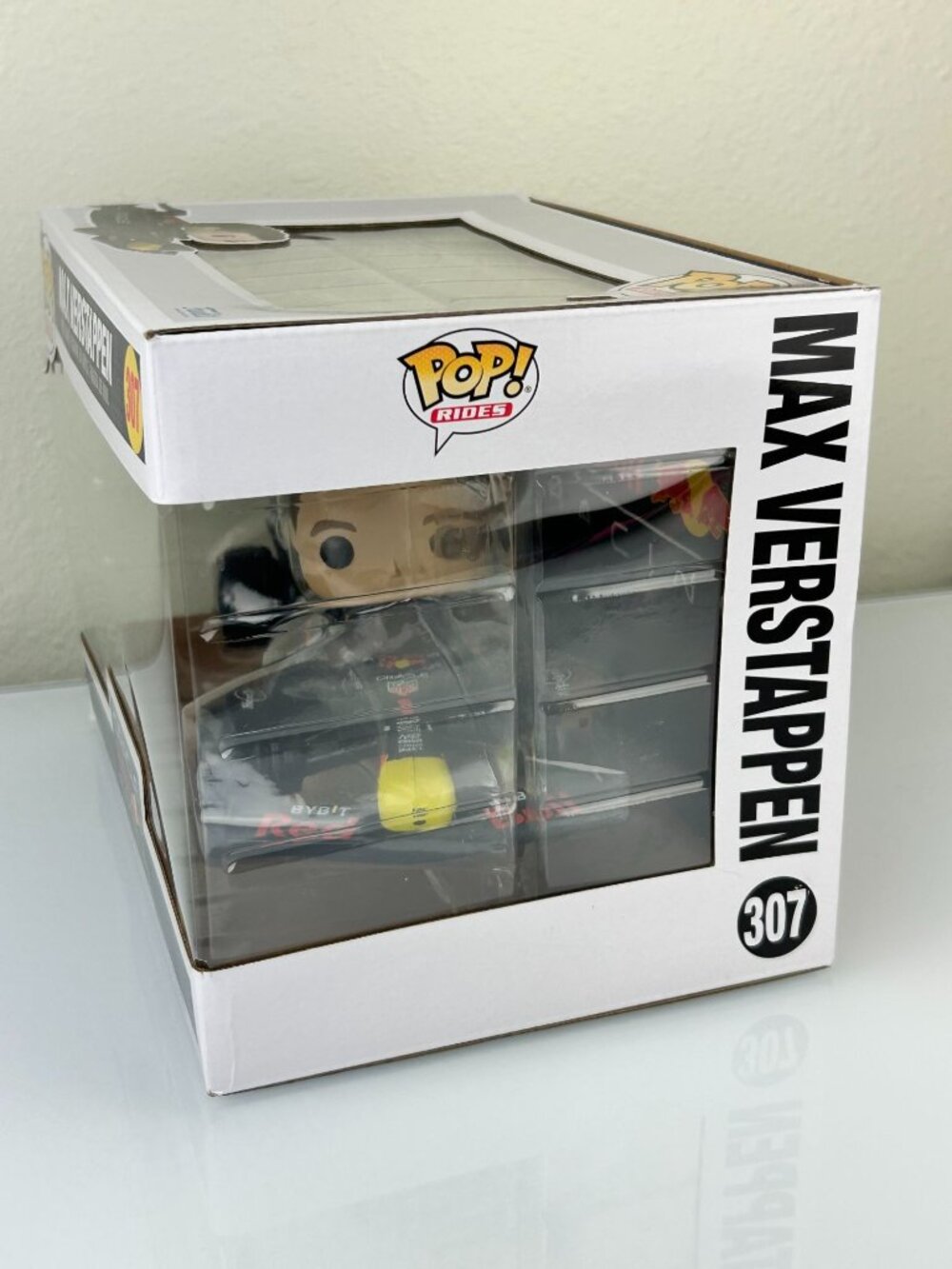 Funko Pop Rides Oracle Red Bull Racing Max Verstappen Deluxe #307 Figure Toy - Picture 9 of 16